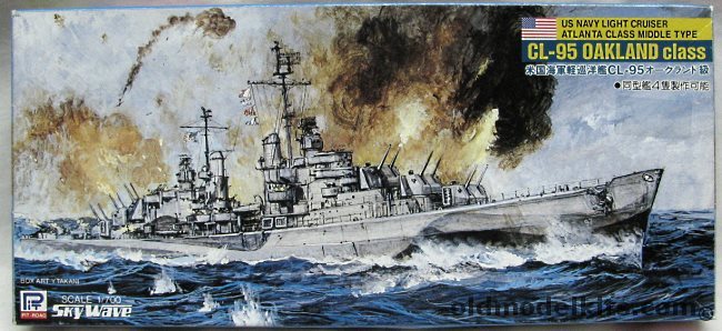 Skywave 1/700 USS Oakland / Atlanta / Juneau / San Diego / San Juan / Reno / Flint / Tucson / Spokane / Fresno Light Cruiser, W10 plastic model kit